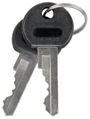 Velosipēda slēdzene Azimut AZ-536 trose 8x1200 mm, melna cena un informācija | Velo slēdzenes | 220.lv