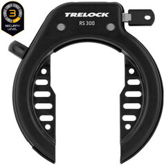 Velosipēda slēdzene Trelock RS 300 AZ Flex Mount, 61 mm, melna цена и информация | Замки для велосипеда | 220.lv