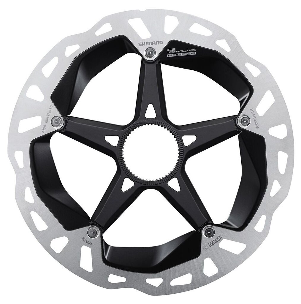 Bremžu disks Shimano XTR RT-MT900 CenterLock Ice-Tech Freeza-180 mm cena un informācija | Citas velosipēdu rezerves daļas | 220.lv
