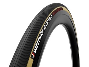 Velosipēda riepa Vittoria Corsa Fold 700x28c, 28", melna cena un informācija | Velo riepas, kameras | 220.lv