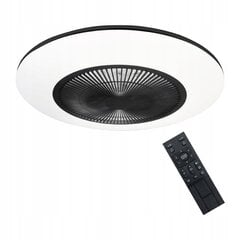 Piekarināma LED lampa ARIA BLACK ar ventilatoru cena un informācija | Griestu lampas-ventilatori | 220.lv