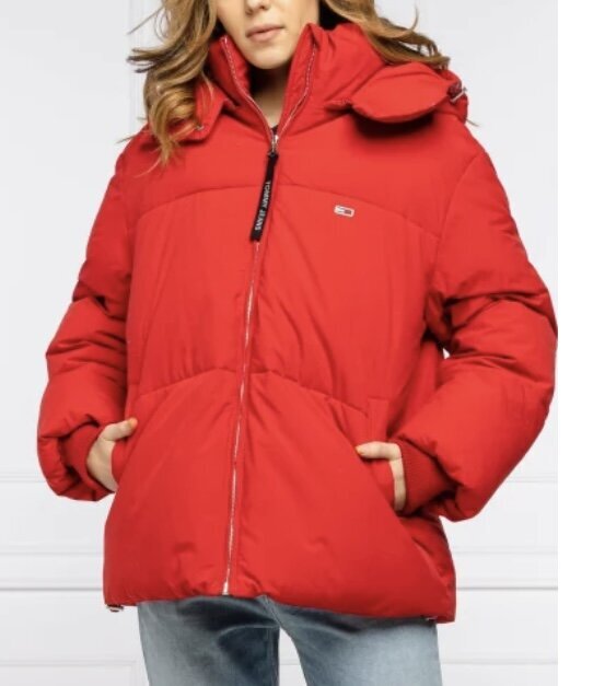Tommy Jeans sieviešu jaka ar kapuci garām piedurknēm cena un informācija | Sieviešu virsjakas | 220.lv