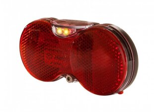 Aizmugurējais lukturis Herrmans H-Vision Auto Red, sarkans cena un informācija | Velo lukturi un atstarotāji | 220.lv