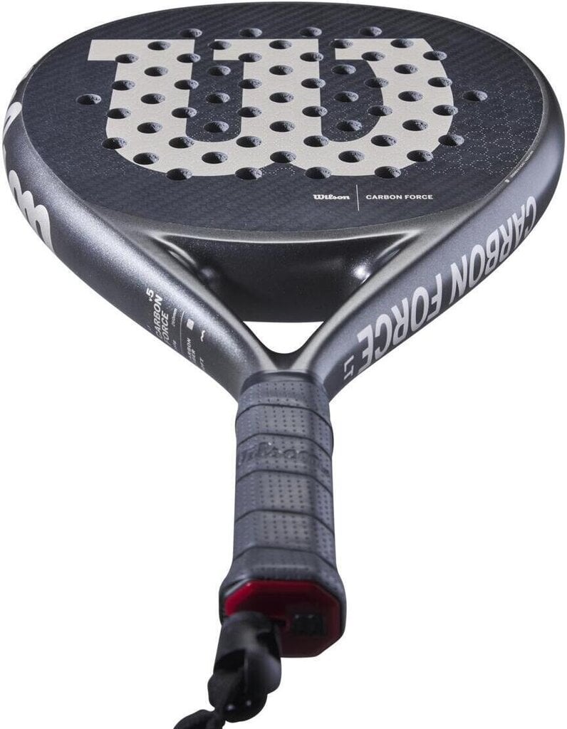 Padel rakete Wilson Carbon Force LT, melna cena un informācija | Padels | 220.lv