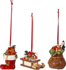 Villeroy & Boch Ziemassvētku eglīšu rotaļlietu komplekts 6,3 cm, 3 gab. cena un informācija | Eglīšu rotājumi | 220.lv