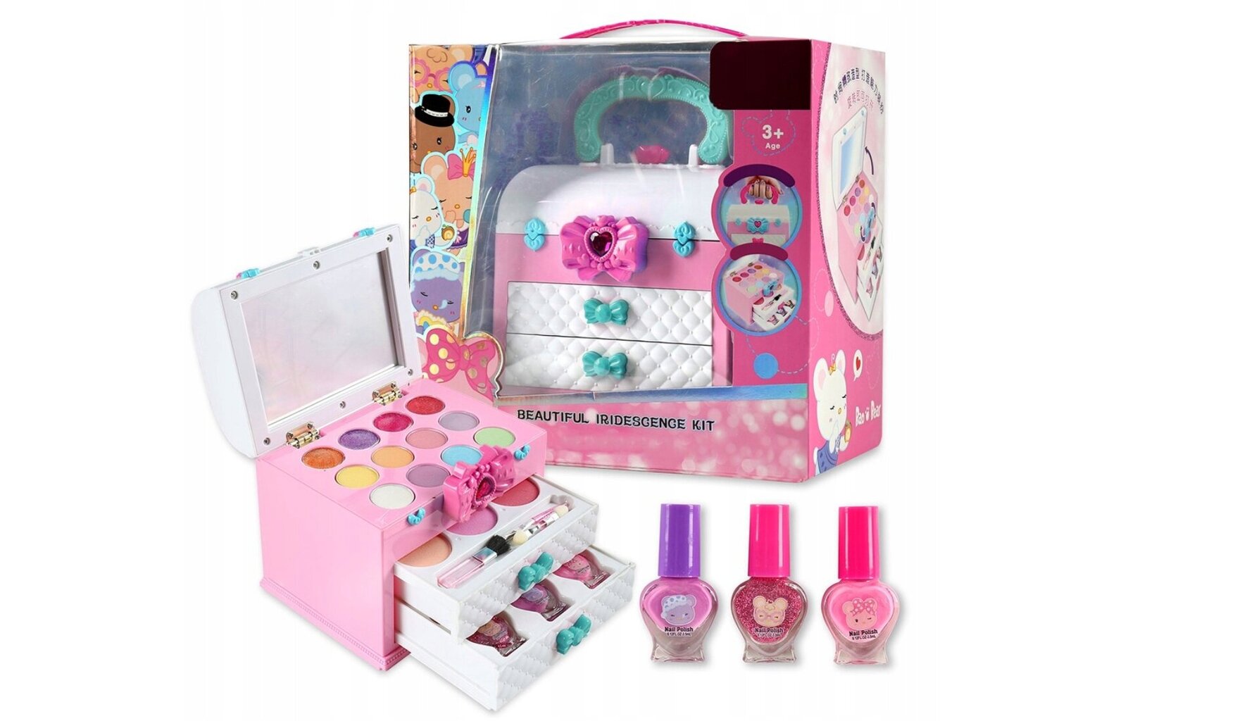 Kosmētikas kastīte meitenēm cena un informācija | Rotaļlietas meitenēm | 220.lv