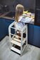 Virtuves tornis Babylike N2R+, pelēks cena un informācija | Bērnu krēsliņi un bērnu galdiņi | 220.lv