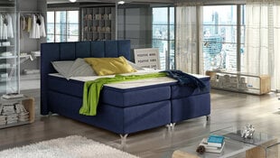 Кровать  Basilio, 180х200 см, синий цвет цена и информация | Кровати | 220.lv