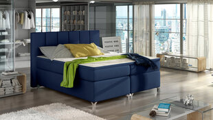 Кровать  Basilio, 140х200 см, синий цвет цена и информация | Кровати | 220.lv