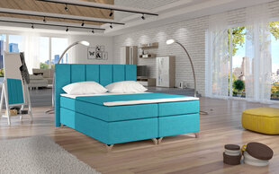 Кровать  Basilio, 140х200 см, синий цвет цена и информация | Кровати | 220.lv