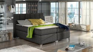 Кровать  Basilio, 160x200 см, серый цвет цена и информация | Кровати | 220.lv