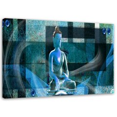 Glezna uz audekla, Buda uz ģeometriska fona цена и информация | Картины | 220.lv