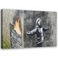 Glezna uz audekla, Port Talbot zēns, Banksy sienas gleznojums цена и информация | Gleznas | 220.lv