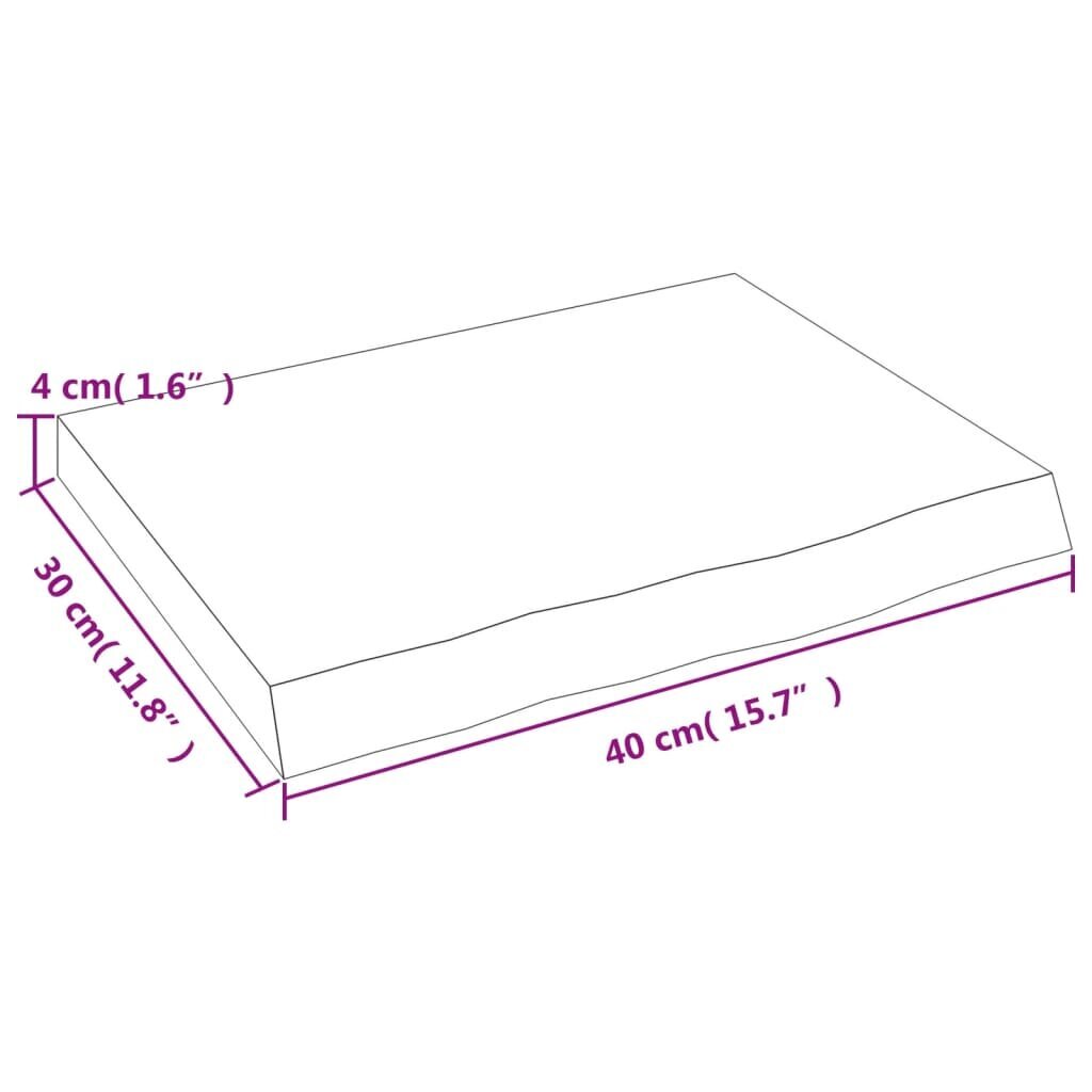 Sienas plaukts vidaXL, 40x30x4 cm cena un informācija | Plaukti | 220.lv