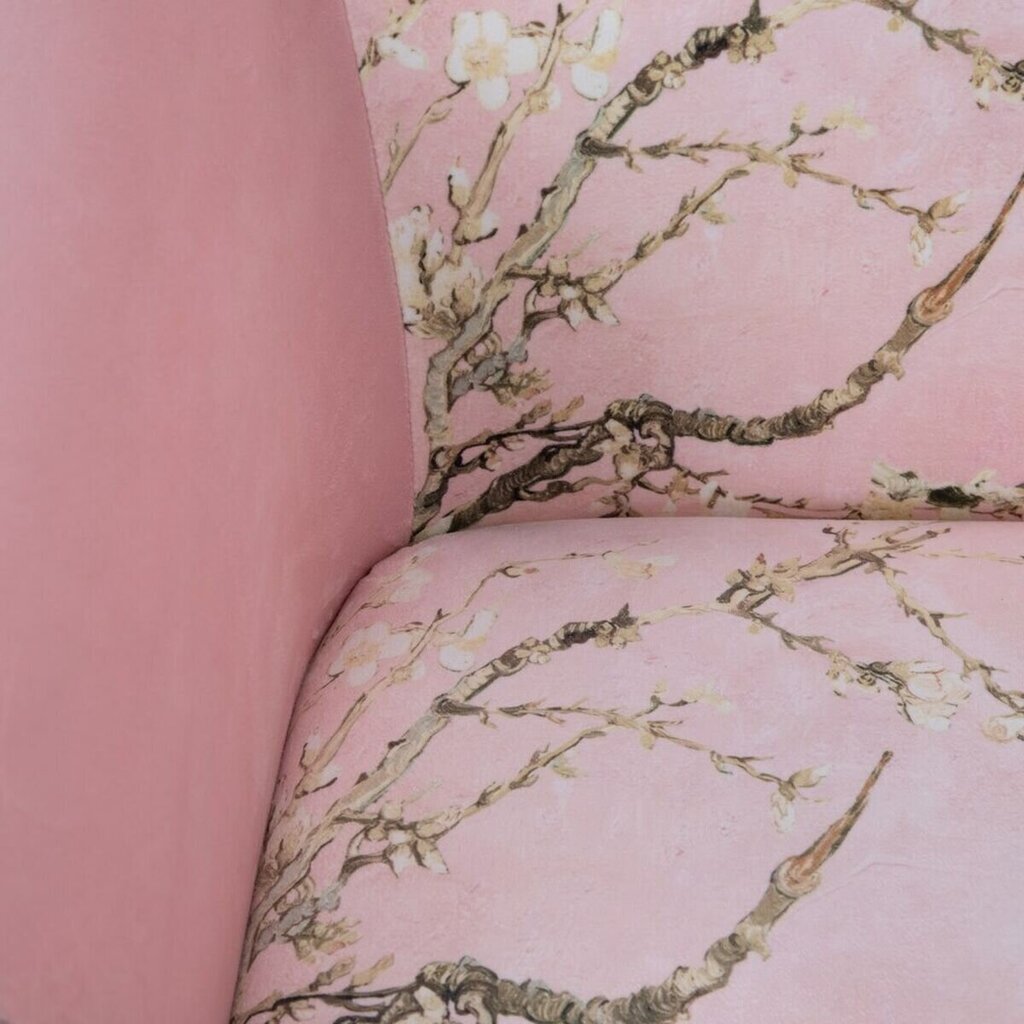 Dārza dīvāns Bigbuy Home, 140x71x71 cm, rozā cena un informācija | Dārza krēsli | 220.lv