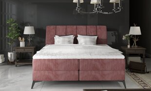 Gulta Aderito, 140x200 cm, rozā cena un informācija | Gultas | 220.lv