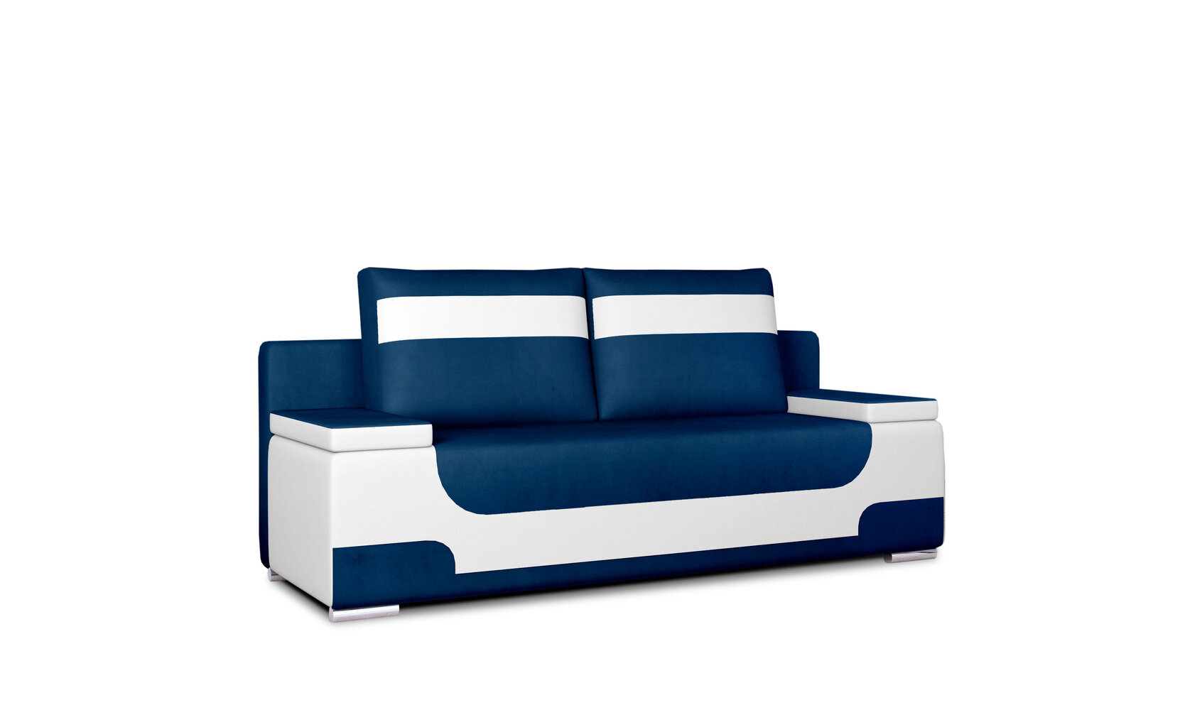 Dīvāns Area, zila/balta cena un informācija | Dīvāni | 220.lv