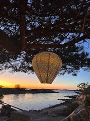 Садовый светильник с солнечной батареей Lumiz Balloon30 Sashiko Light Taupe цена и информация | Уличное освещение | 220.lv