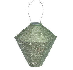 Садовый светильник с солнечной батареей Lumiz Diamond28 Sashiko Светло-зеленый цена и информация | Уличное освещение | 220.lv