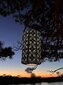 Dārza apgaismojums ar saules paneli Lumiz Cylinder18 Mandele, gaiši pelēks cena un informācija | Āra apgaismojums | 220.lv