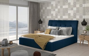 Gulta Inge 200x200 cm, zila cena un informācija | Gultas | 220.lv