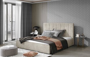 Кровать  Audrey, 200х200 см, бежевый цвет цена и информация | Кровати | 220.lv