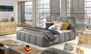 Кровать  Edvige, 140х200 см, серый цвет цена и информация | Кровати | 220.lv