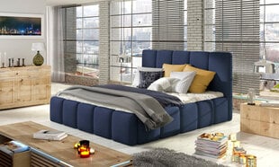 Кровать  Edvige, 160х200 см, синий цвет цена и информация | Кровати | 220.lv