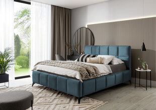 Кровать  Mist, 140х200 см, синяя цена и информация | Кровати | 220.lv