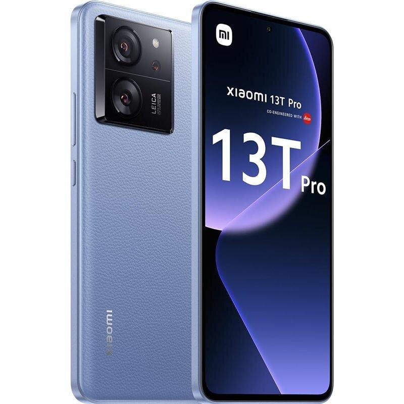 Xiaomi 13T Pro 5G 12/512GB MZB0EJQEU Alpine Blue цена и информация | Mobilie telefoni | 220.lv