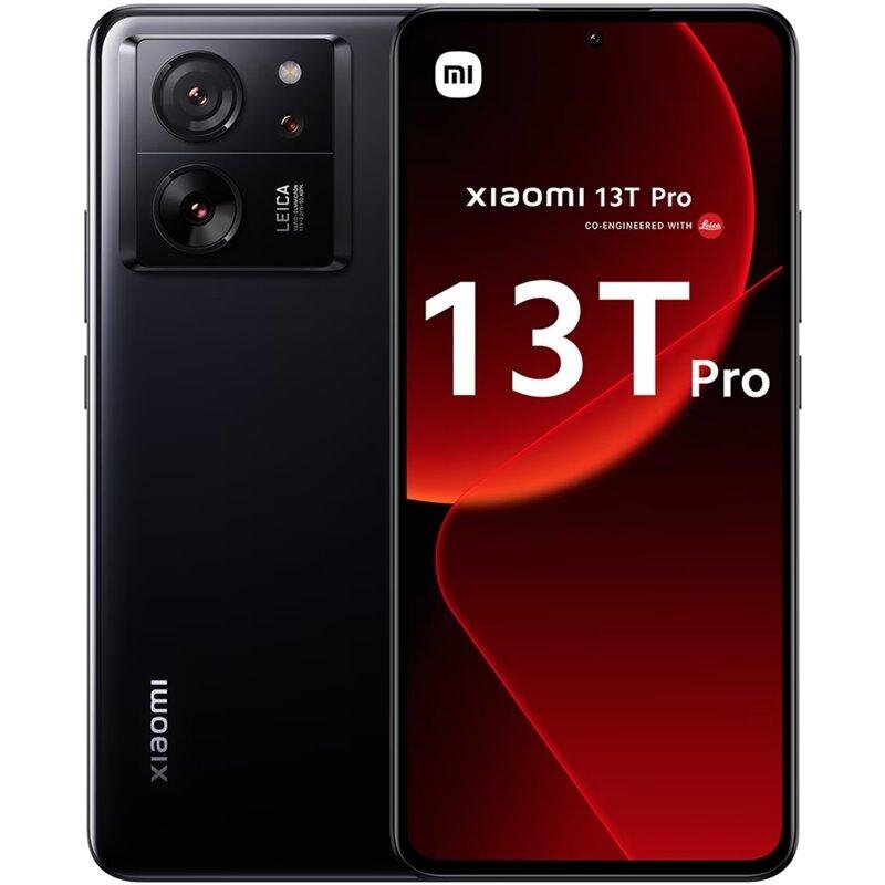 Xiaomi 13T Pro 5G 12/512GB MZB0EL3EU Black cena un informācija | Mobilie telefoni | 220.lv