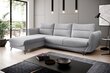 Stūra dīvāns Silva, pelēks цена и информация | Stūra dīvāni | 220.lv