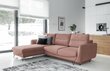 Stūra dīvāns Silva, rozā cena un informācija | Stūra dīvāni | 220.lv