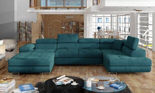 Stūra dīvāns Rodrigo, zaļš cena un informācija | Stūra dīvāni | 220.lv