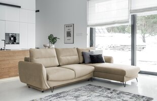Stūra dīvāns Silva, brūns cena un informācija | Stūra dīvāni | 220.lv