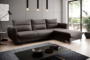 Stūra dīvāns Silva, brūns cena un informācija | Stūra dīvāni | 220.lv