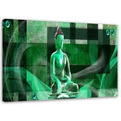 Glezna uz audekla, Buda uz ģeometriska fona цена и информация | Картины | 220.lv