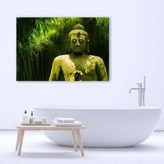 Glezna uz audekla, Buda starp bambusa kokiem цена и информация | Картины | 220.lv