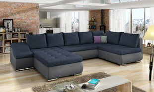 Stūra dīvāns NORE Giovanni, zils cena un informācija | Stūra dīvāni | 220.lv