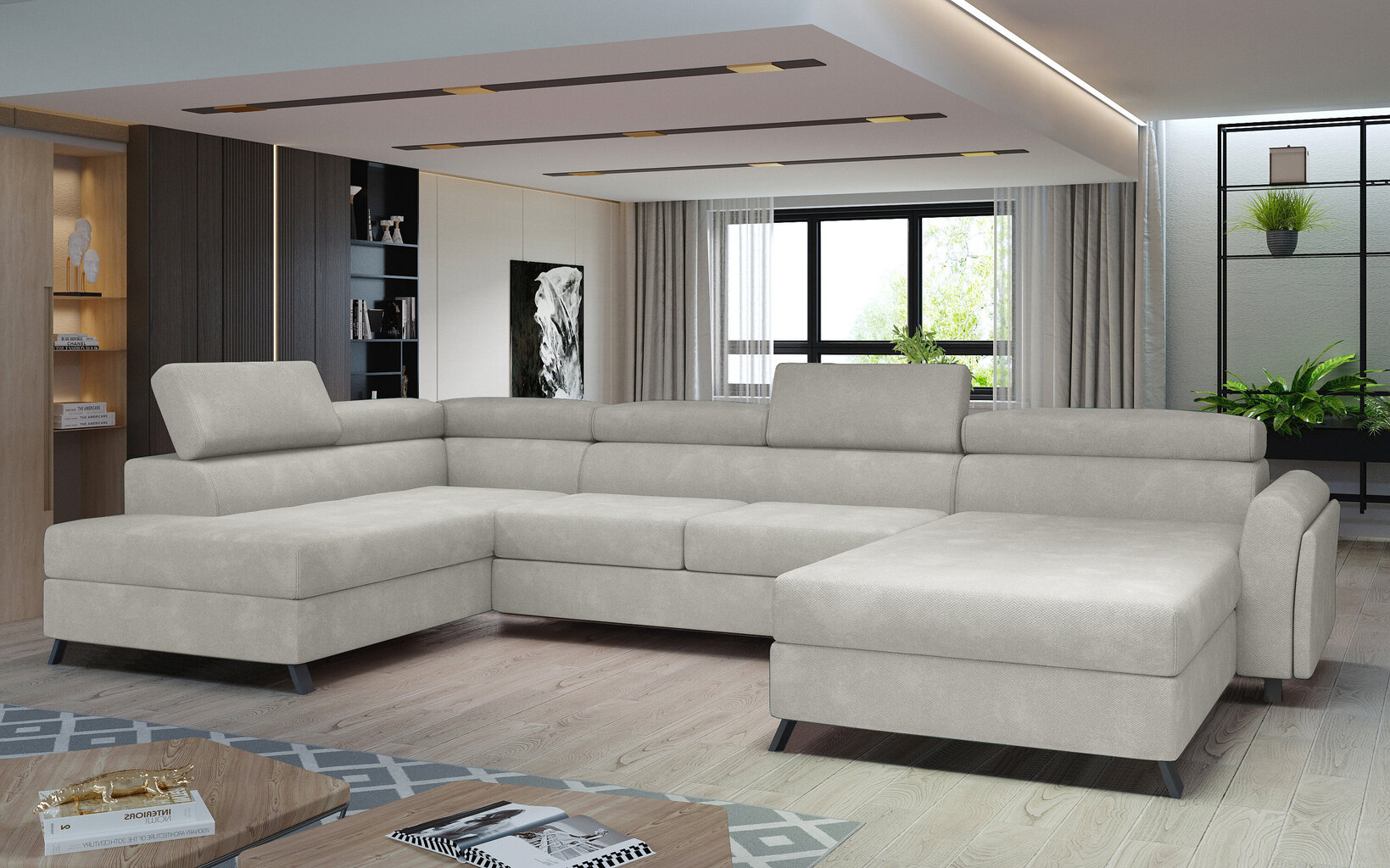 Stūra dīvāns Josette, balts cena un informācija | Stūra dīvāni | 220.lv