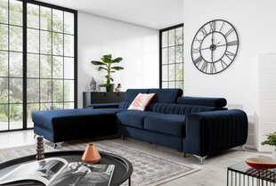 Stūra dīvāns Grayson, zils cena un informācija | Stūra dīvāni | 220.lv