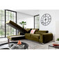 Stūra dīvāns Grayson, zaļš cena un informācija | Stūra dīvāni | 220.lv