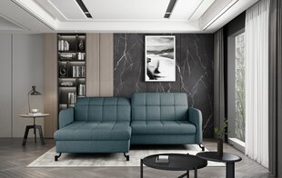 Stūra dīvāns Lorelle, zils цена и информация | Угловые диваны | 220.lv