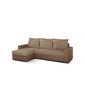 Stūra dīvāns Livio, brūns cena un informācija | Stūra dīvāni | 220.lv