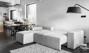 Stūra dīvāns Silla, brūns cena un informācija | Stūra dīvāni | 220.lv