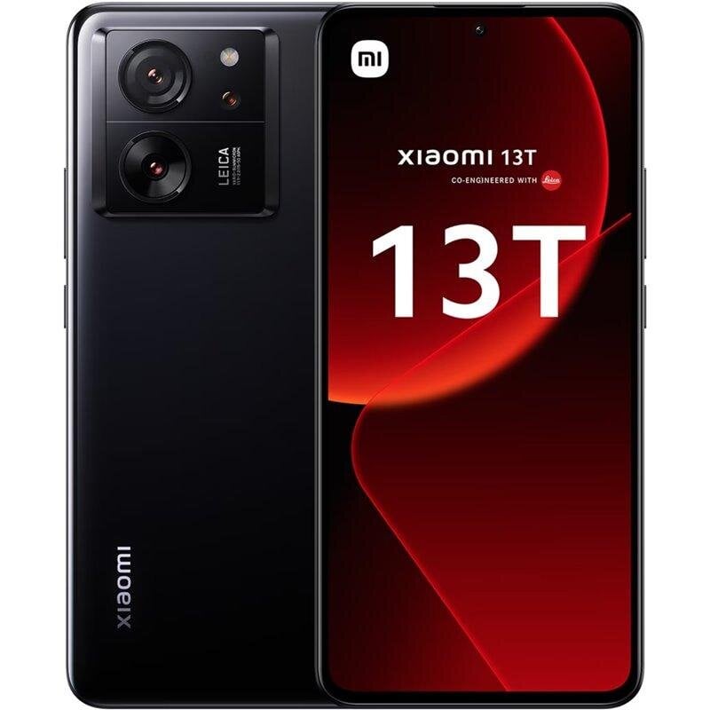 Xiaomi 13T 5G 8/256GB MZB0EK5EU Black цена и информация | Mobilie telefoni | 220.lv