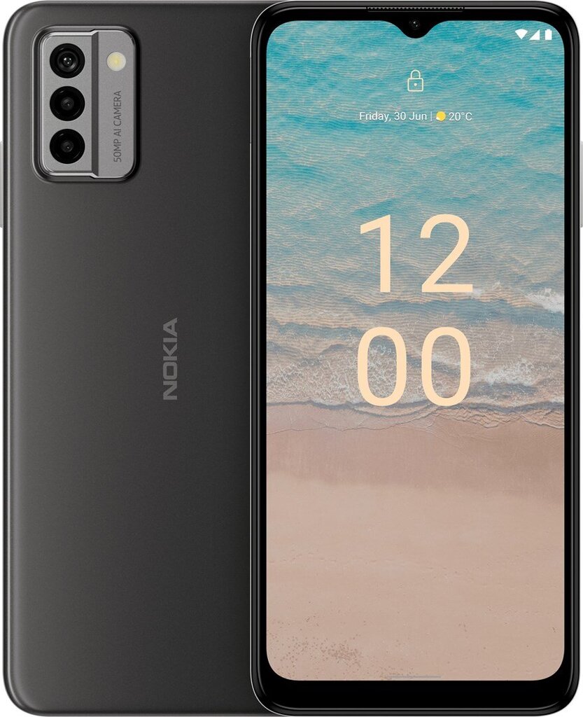 Телефон Nokia G22 4/128GB Meteor Gray 101S0609H002 цена | 220.lv