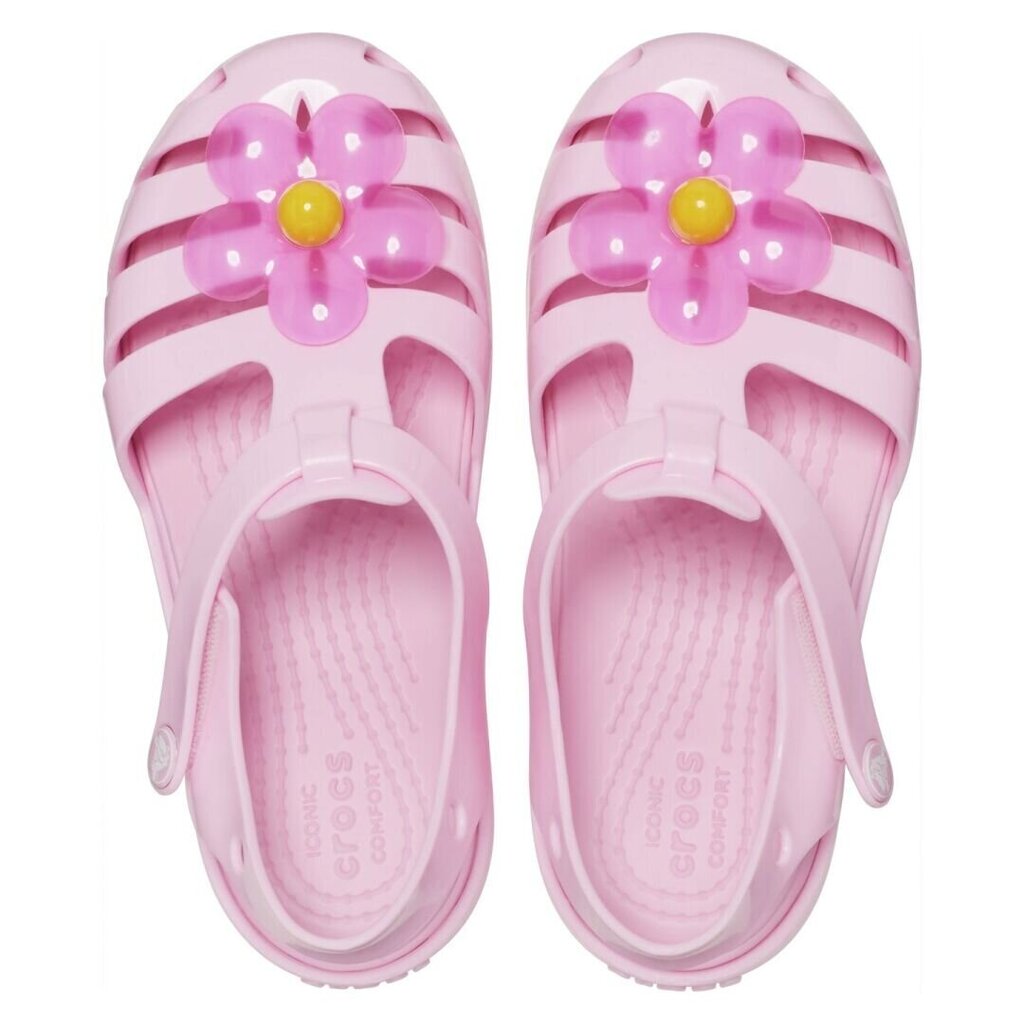 Crocs™ sandales meitenēm 244660, rozā цена и информация | Bērnu sandales | 220.lv