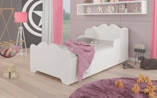 Bērnu gulta ADRK Furniture Ximena, 70x140 cm, balta cena un informācija | Bērnu gultas | 220.lv