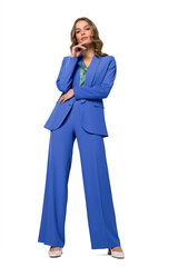 S330 Пиджак без застежки - синий цена и информация | Женские пиджаки | 220.lv